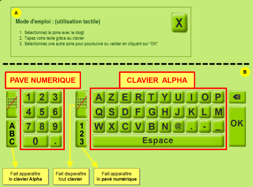 Aide clavier